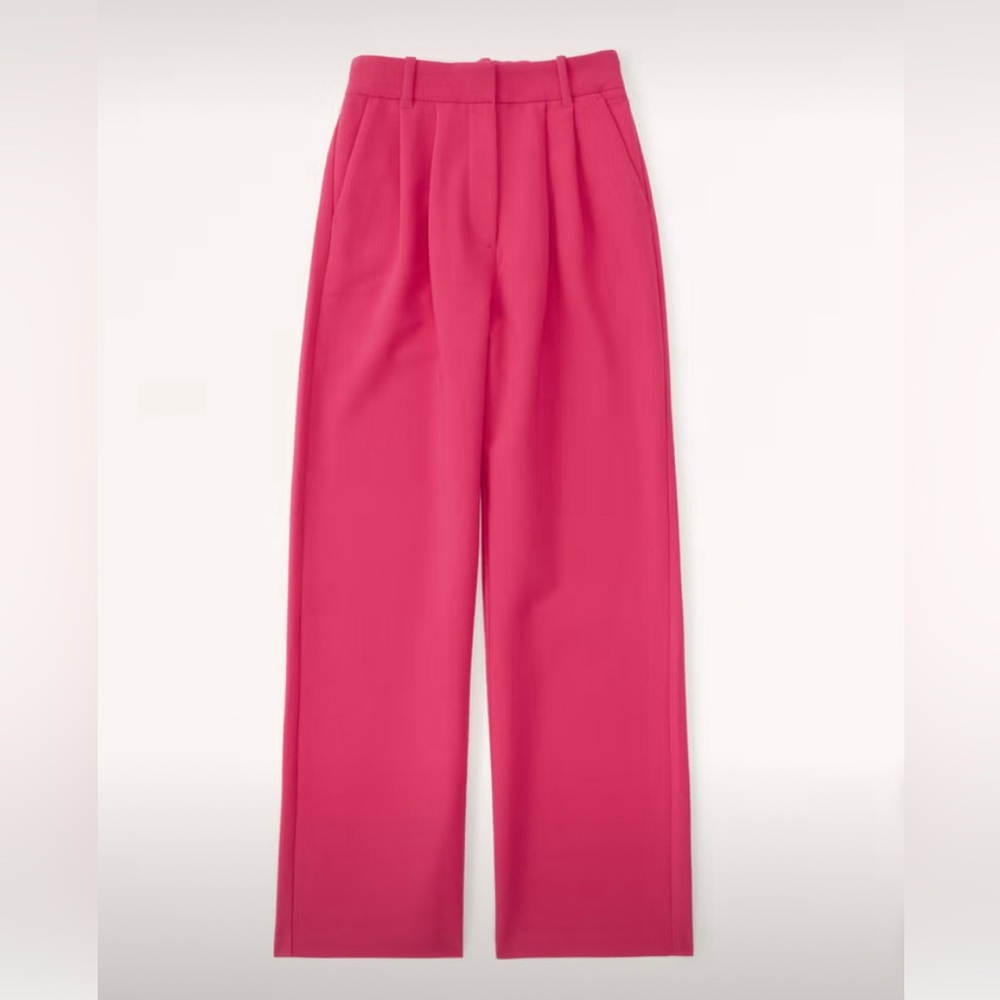 Abercrombie & Fitch Tailored Wide Leg Pants